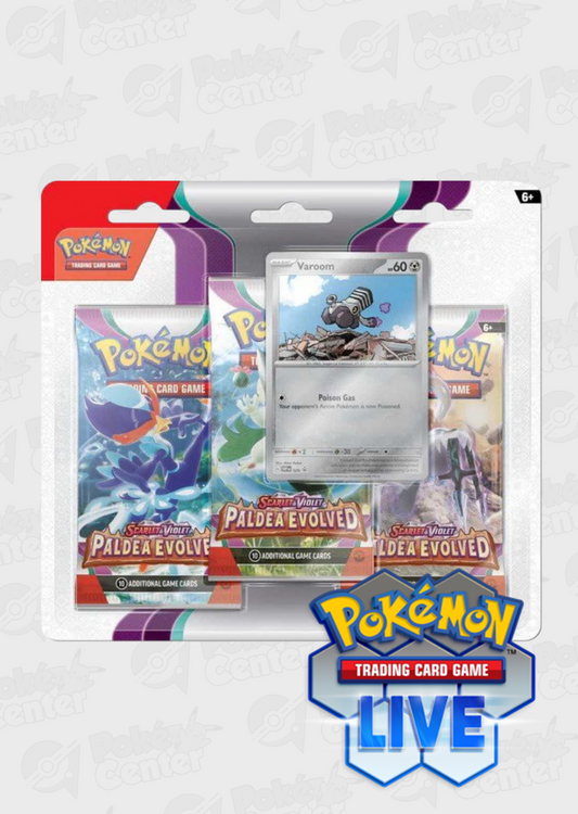 Live Code Card: Paldea Evolved 3pk: Varoom