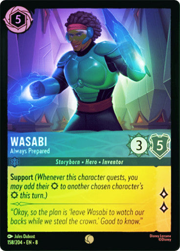 Reign Of Jafar - 158/204 - Wasabi - Always Prepared - Foil