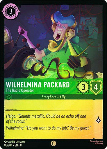 Reign Of Jafar - 085/204 - Wilhelmina Packard - The Radio Operator - Foil