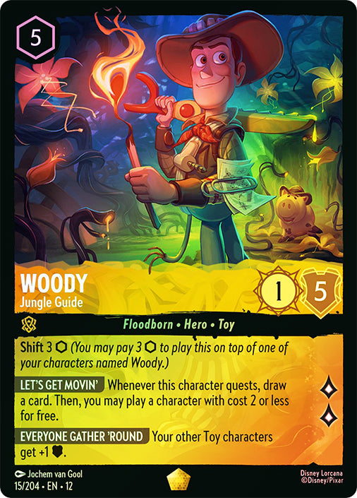 Wilds Unknown - 015/204 - Woody - Jungle Guide - Foil