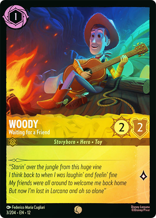 Wilds Unknown - 003/204 - Woody - Waiting for a Friend - Foil