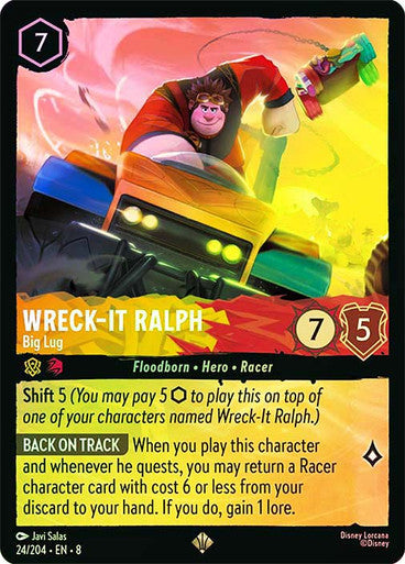 Reign Of Jafar - 024/204 - Wreck‐It Ralph - Big Lug - Foil