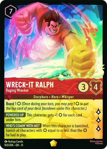 Winterspell - 103/204 - Wreck-it Ralph - Raging Wrecker - Foil