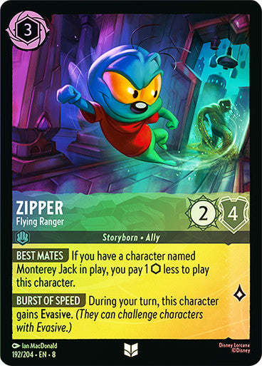 Reign Of Jafar - 192/204 - Zipper - Flying Ranger - Foil