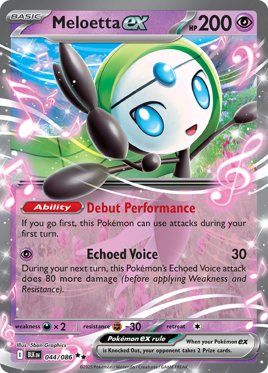 Black Bolt - 044/086 - Meloetta ex
