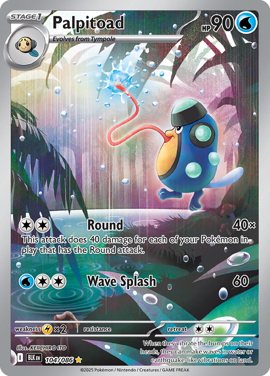 Black Bolt - 104/086 - Palpitoad