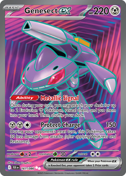 Black Bolt - 161/086 - Genesect ex