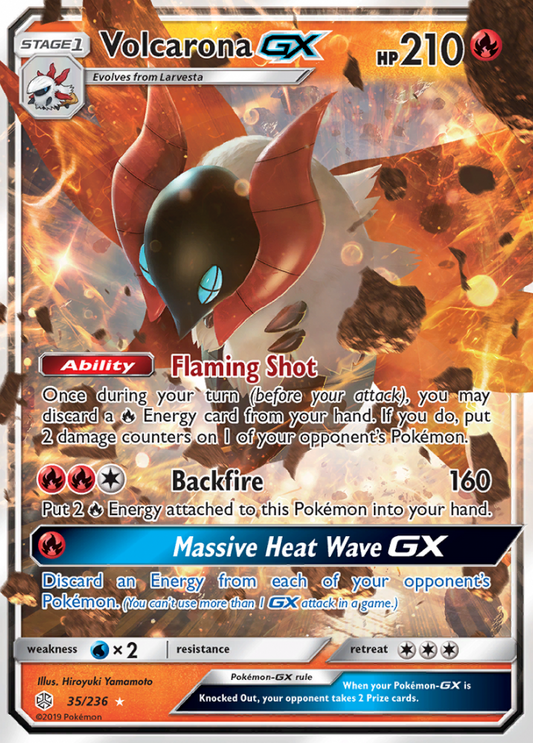 Cosmic Eclipse - 035/236 - Volcarona GX