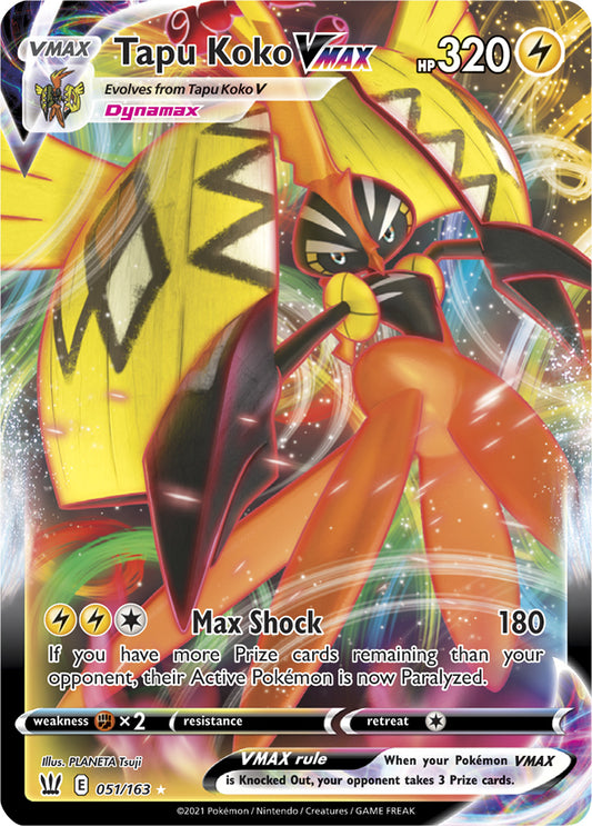 Battle Styles - 051/163 - Tapu Koko VMAX