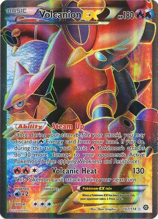 Steam Siege - 107/114 - Volcanion EX