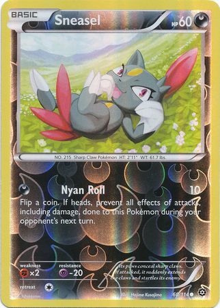 Steam Siege - 060/114 - Sneasel - Reverse Holo