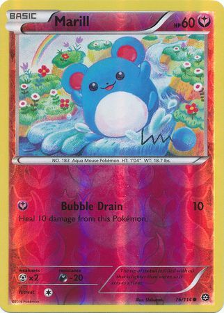 Steam Siege - 076/114 - Marill - Reverse Holo