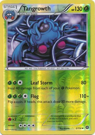 Steam Siege - 002/114 - Tangrowth - Reverse Holo