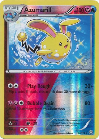 Steam Siege - 077/114 - Azumarill - Reverse Holo