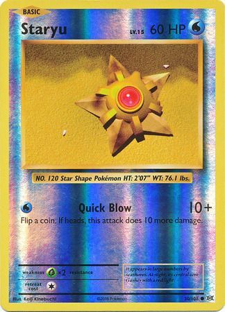 Evolutions - 030/108 - Staryu - Reverse Holo
