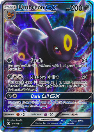 Sun & Moon - 080/149 - Umbreon GX