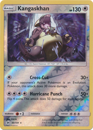 Sun & Moon - 099/149 - Kangaskhan - Reverse Holo