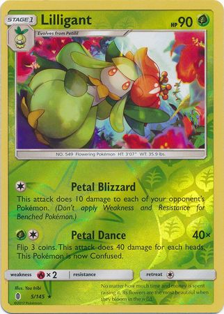 Guardians Rising - 005/145 - Lilligant - Reverse Holo