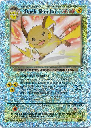 Legendary Collection - 007/110 - Dark Raichu - Reverse Holo