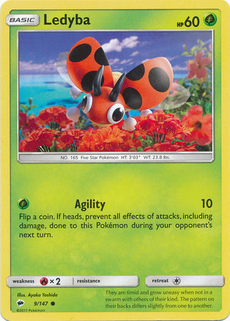 Burning Shadows - 009/147 - Ledyba