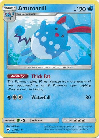Burning Shadows - 035/147 - Azumarill