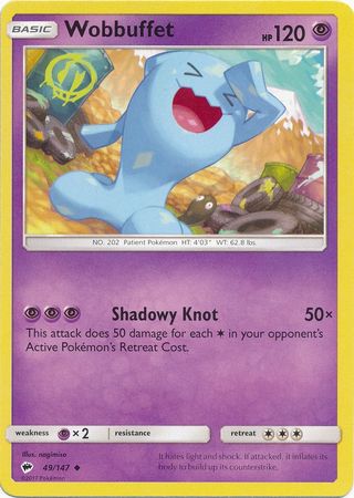 Burning Shadows - 049/147 - Wobbuffet