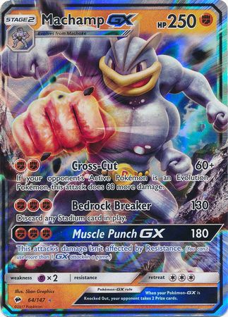 Burning Shadows - 064/147 - Machamp GX