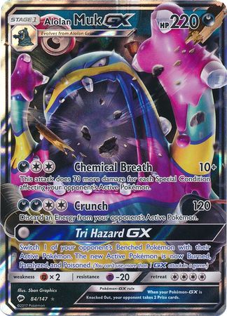 Burning Shadows - 084/147 - Alolan Muk GX