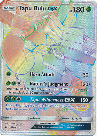 Burning Shadows - 149/147 - Tapu Bulu GX