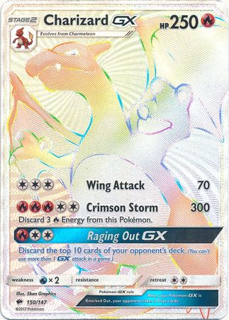 Burning Shadows - 150/147 - Charizard GX