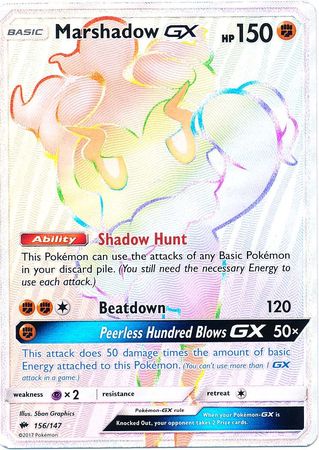 Burning Shadows - 156/147 - Marshadow GX