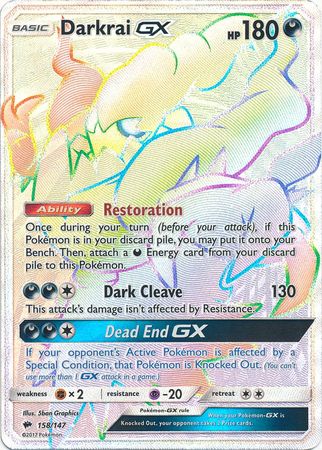 Burning Shadows - 158/147 - Darkrai GX