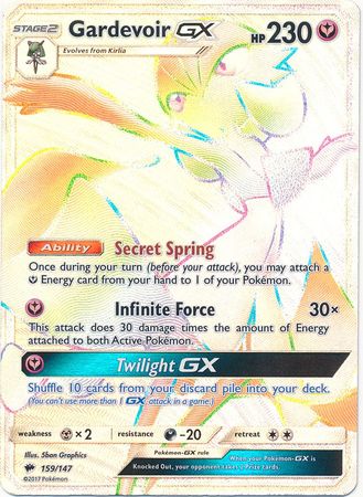 Burning Shadows - 159/147 - Gardevoir GX