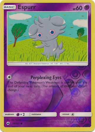 Burning Shadows - 059/147 - Espurr - Reverse Holo
