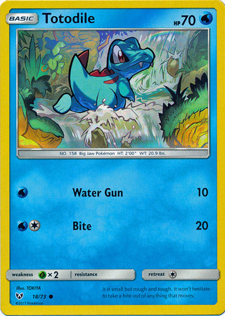 Shining Legends - 018/073 - Totodile