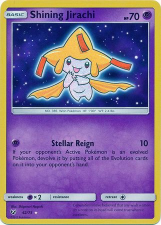 Shining Legends - 042/073 - Shining Jirachi - Holo