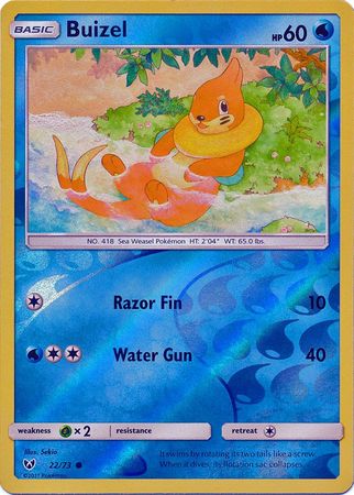 Shining Legends - 022/073 - Buizel - Reverse Holo