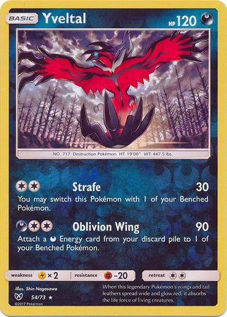 Shining Legends - 054/073 - Yveltal - Reverse Holo