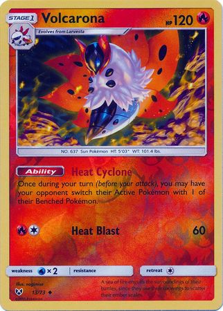 Shining Legends - 013/073 - Volcarona - Reverse Holo