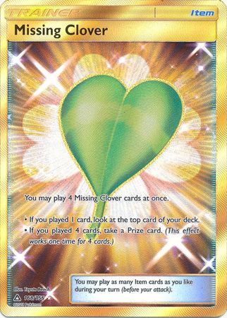 Ultra Prism - 168/156 - Missing Clover (Gold)