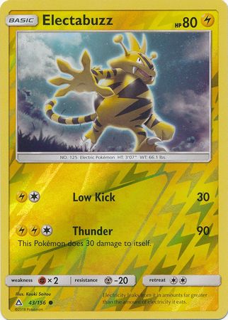 Ultra Prism - 043/156 - Electabuzz - Reverse Holo