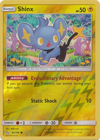 Ultra Prism - 045/156 - Shinx - Reverse Holo