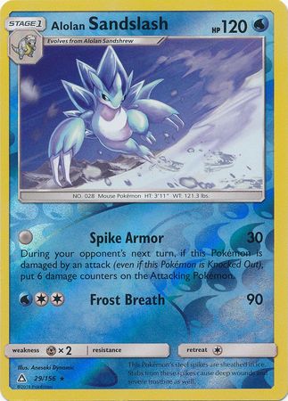 Ultra Prism - 029/156 - Alolan Sandslash - Reverse Holo