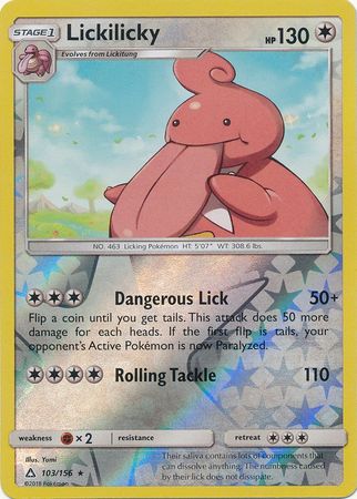Ultra Prism - 103/156 - Lickilicky - Reverse Holo