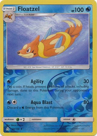 Ultra Prism - 036/156 - Floatzel - Reverse Holo