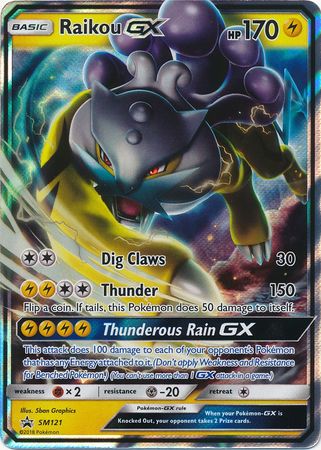 Black Star Promos - SM121 - Raikou GX