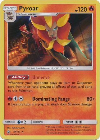 Forbidden Light - 019/131 - Pyroar - Holo