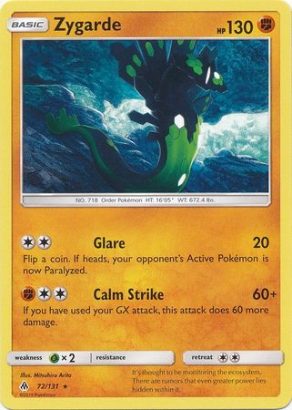 Forbidden Light - 072/131 - Zygarde