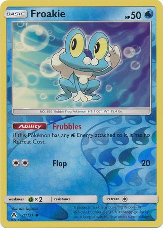 Forbidden Light - 021/131 - Froakie - Reverse Holo