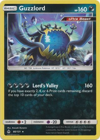 Forbidden Light - 080/131 - Guzzlord - Reverse Holo